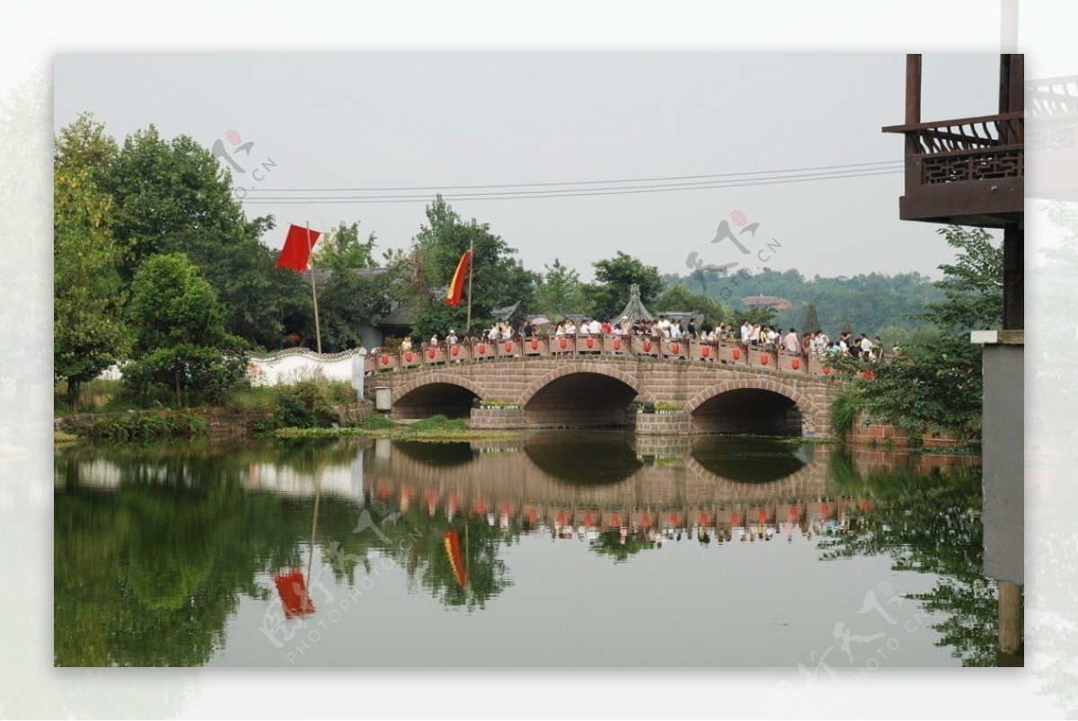 黄龙溪石桥图片