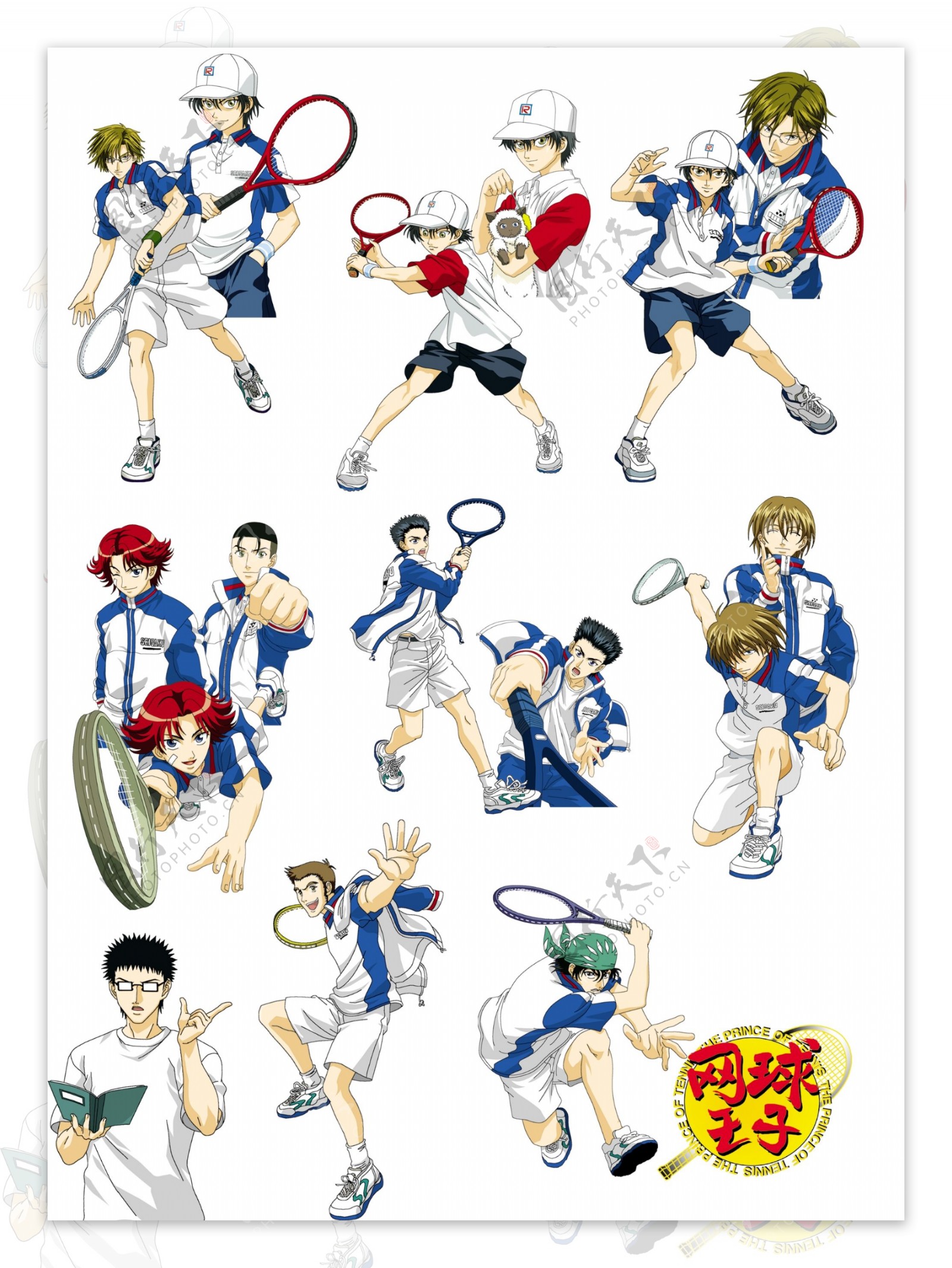 日本动漫网球王子图片