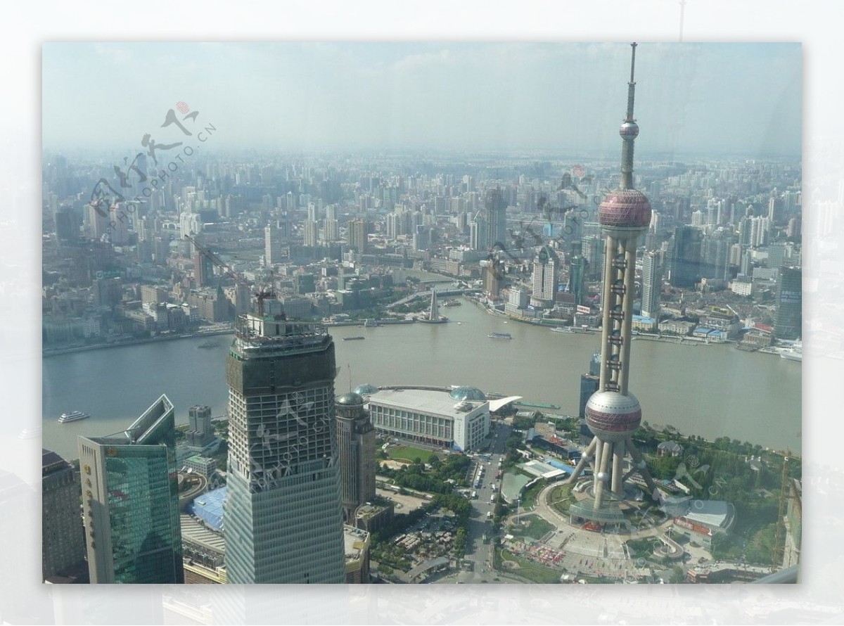 上海鸟瞰图片