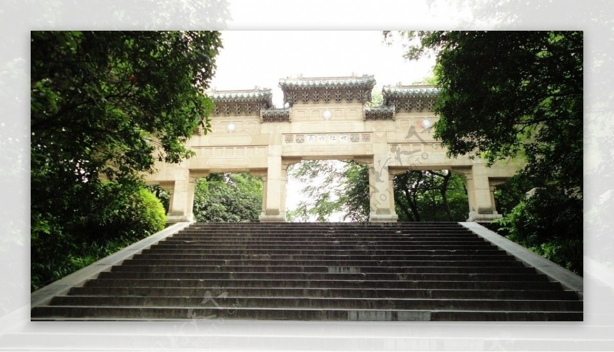 灵谷寺纪念牌楼图片