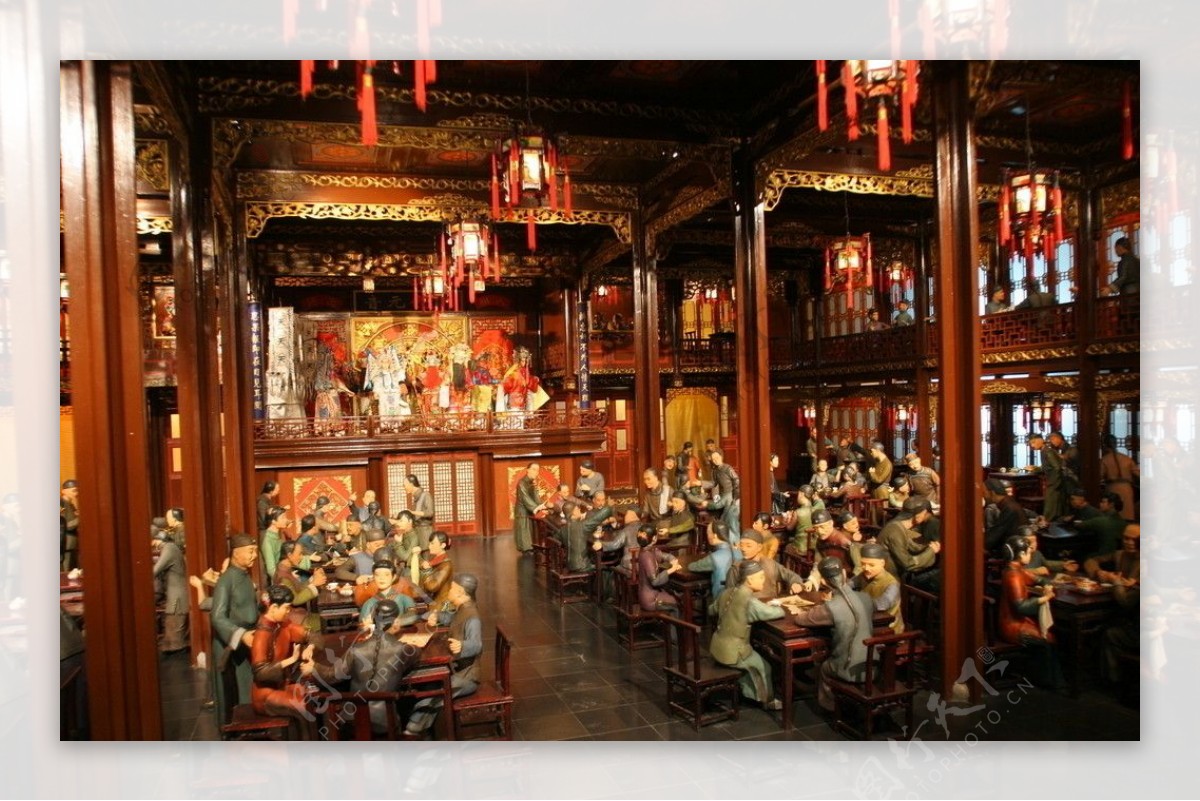 老上海历史陈列馆蜡像馆图片