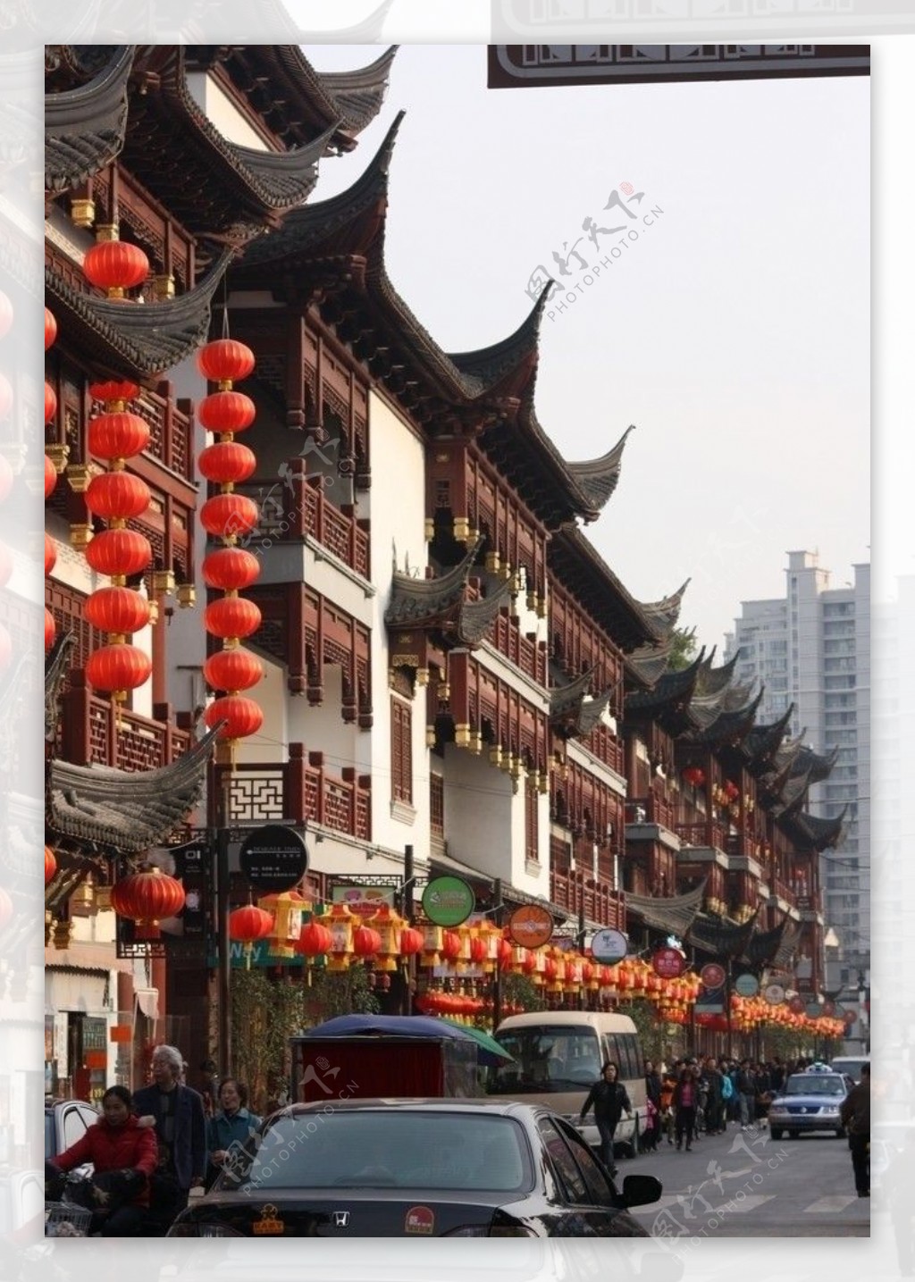 上海城隍庙街道图片