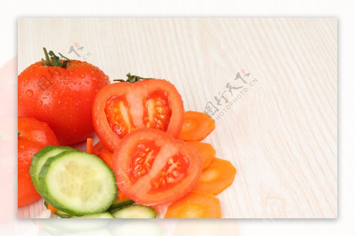 胡萝卜黄瓜西红柿图片