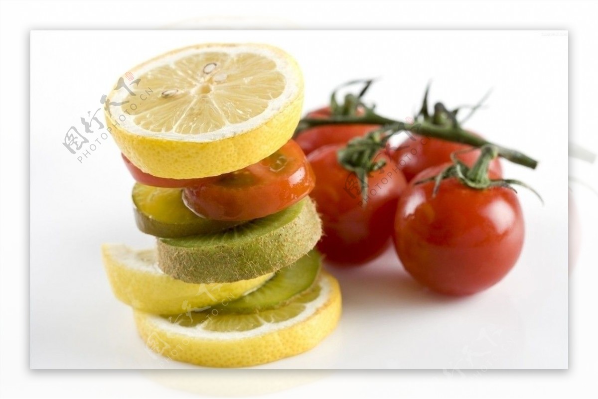 蔬菜水果蕃茄弥猴桃柠檬图片