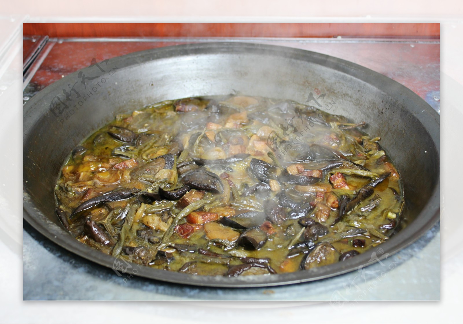 铁锅炖干菜图片