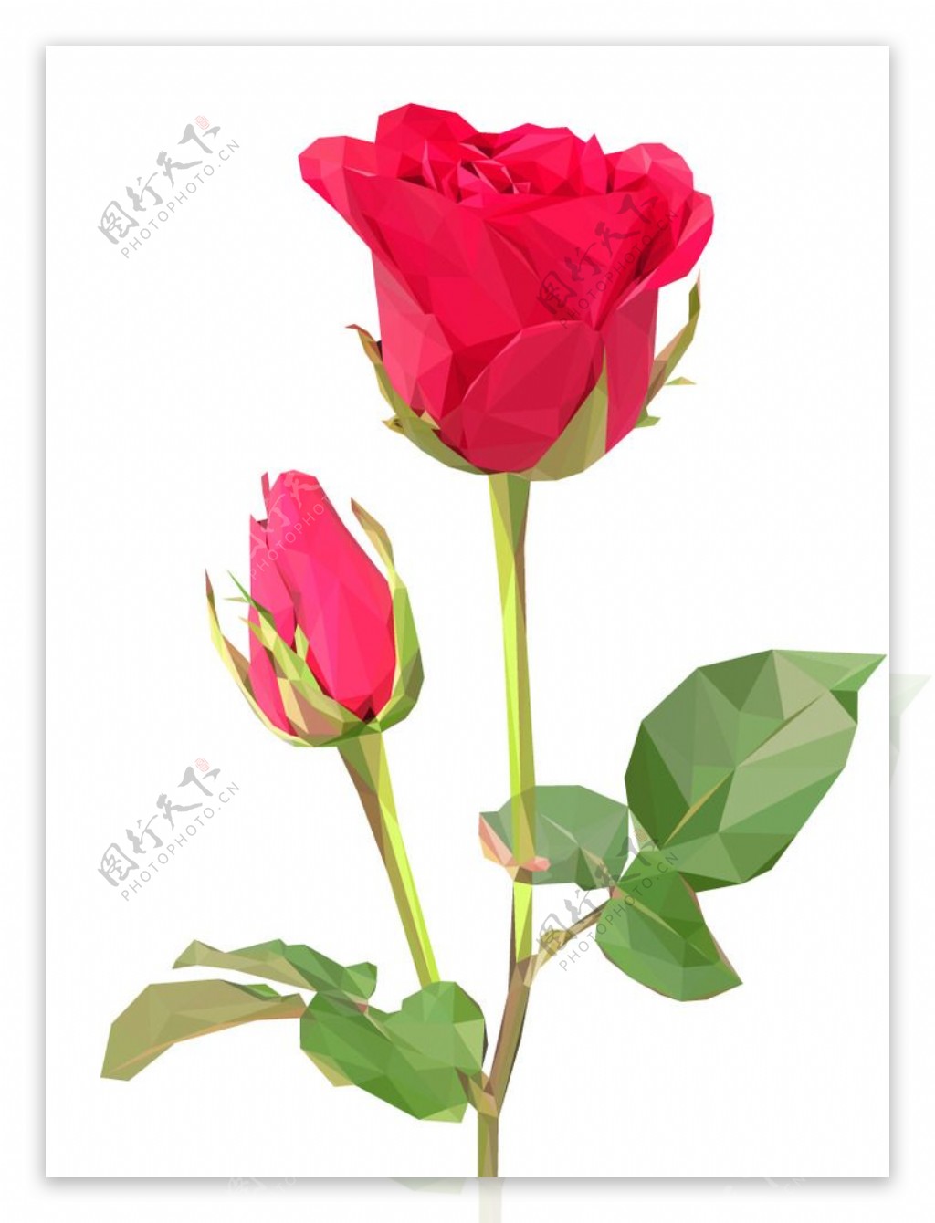 Rose玫瑰现代马赛克3d贴图下载[ID:109330472]_建E室内设计网