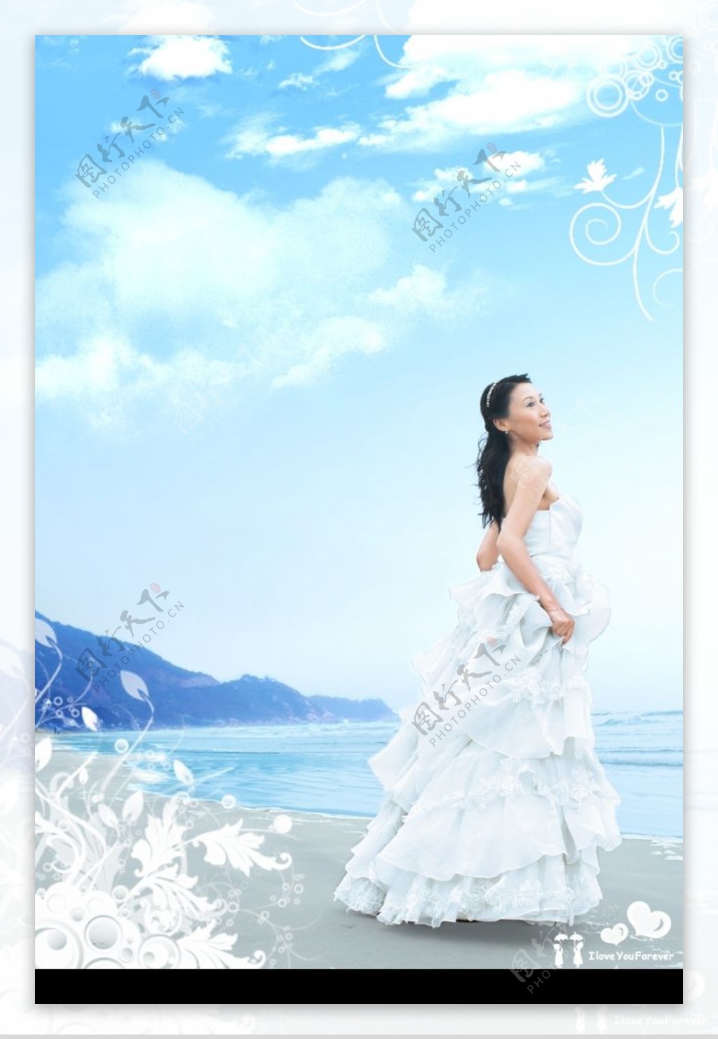 亚龙湾海景婚纱图片
