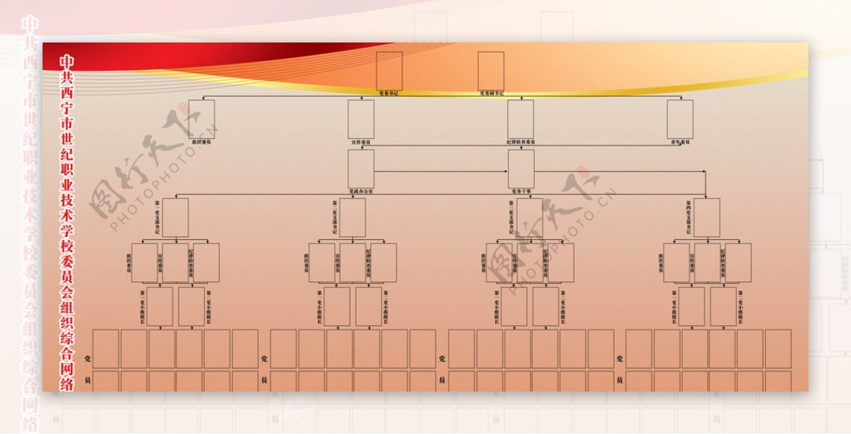 党委网络组织图图片