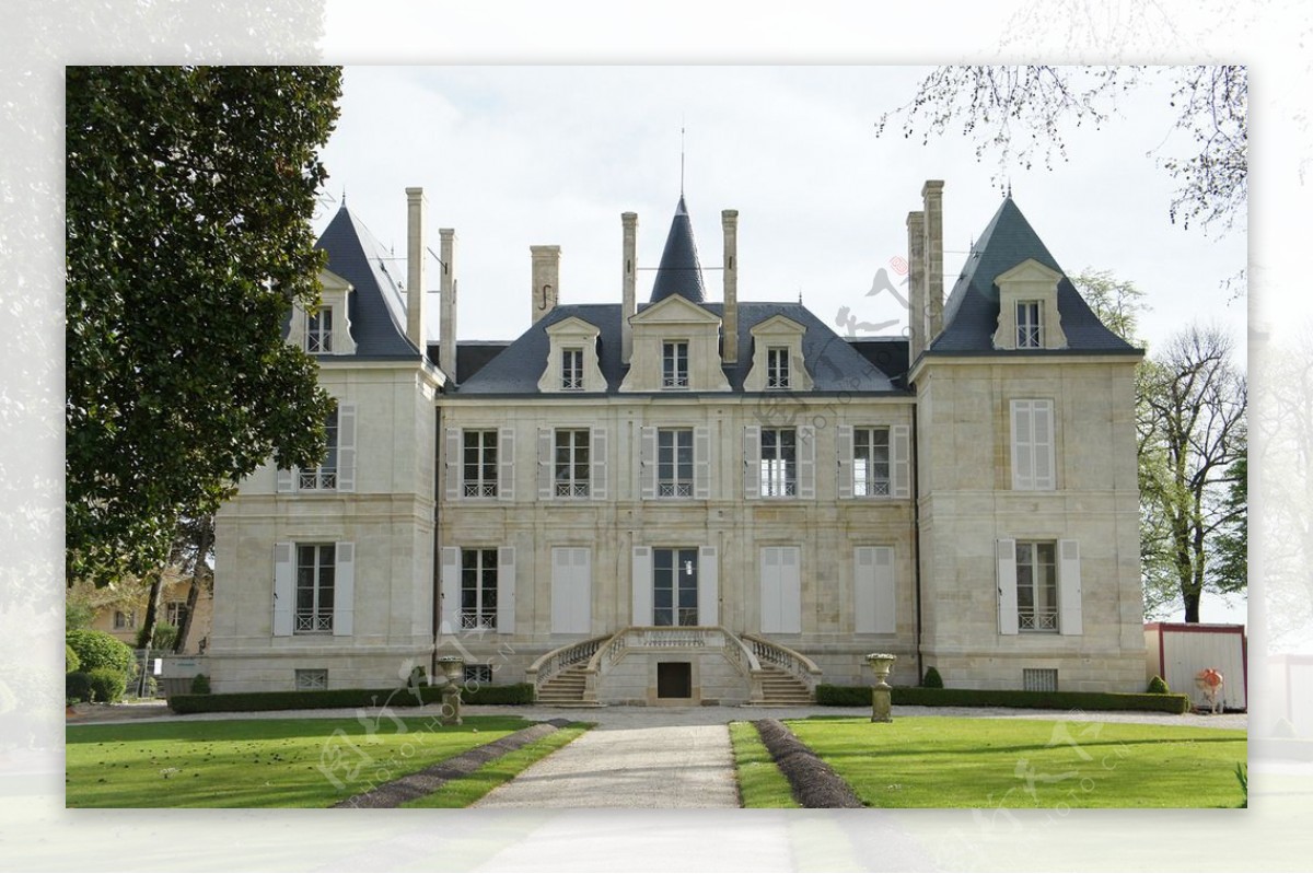 法国城堡酒庄图片