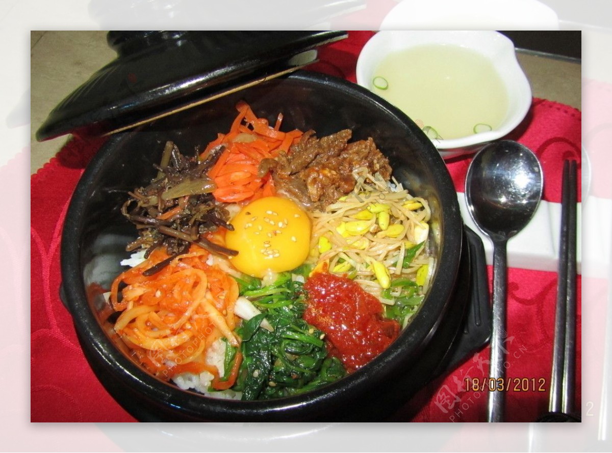 韩式拌饭图片