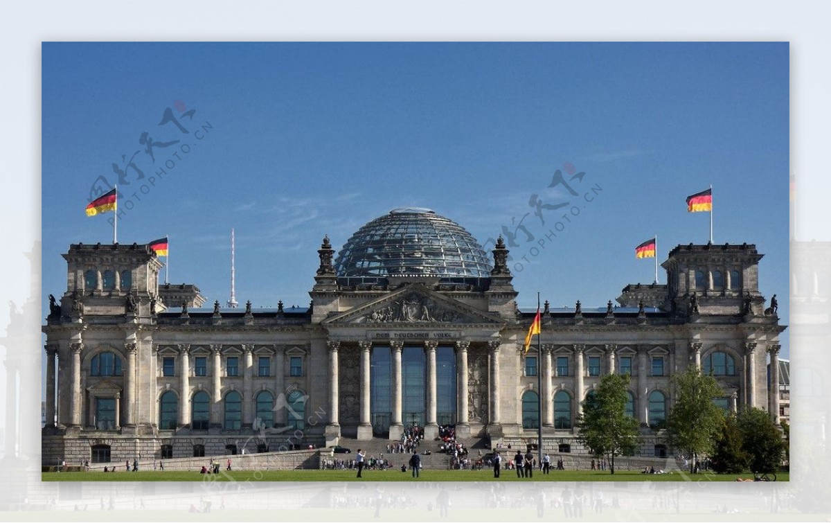 柏林国会大厦图片