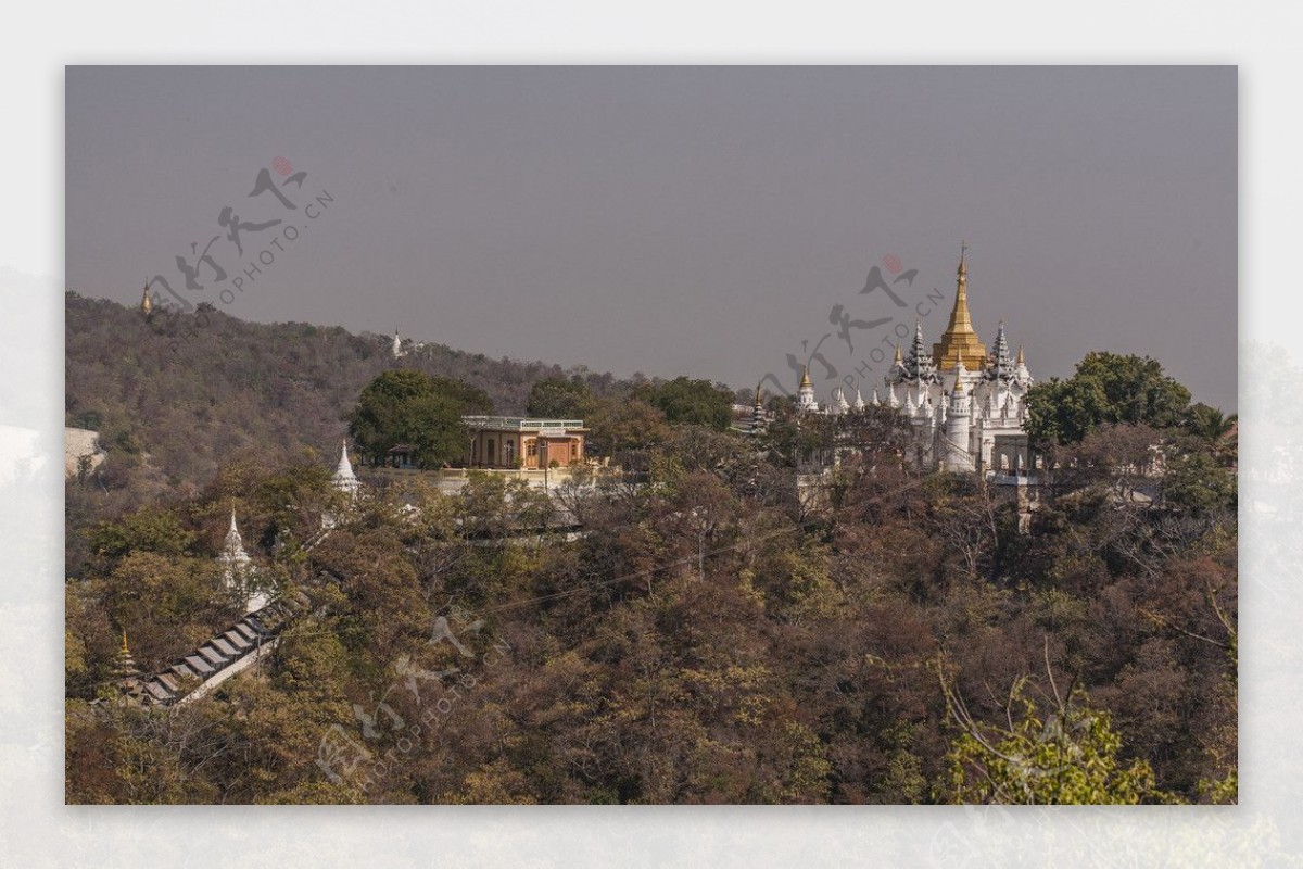 山顶寺院图片