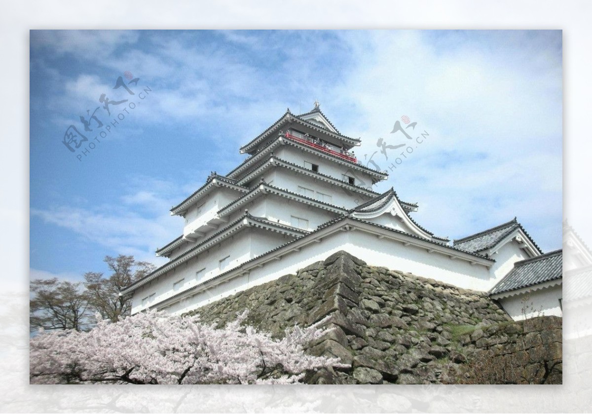日本名古屋城堡楼图片