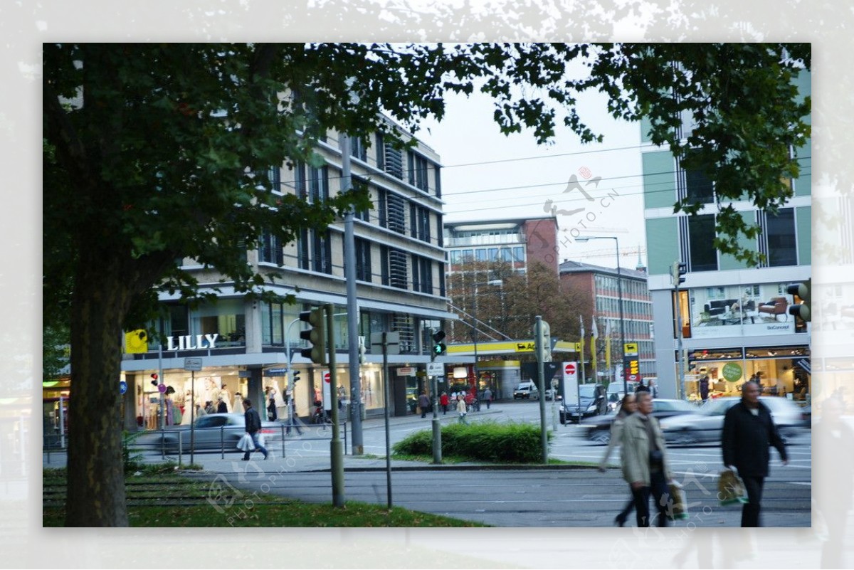 德国商业街图片