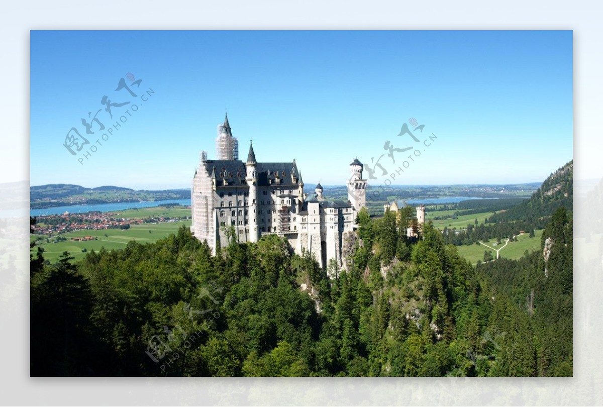 德国慕尼黑新天鹅城堡图片