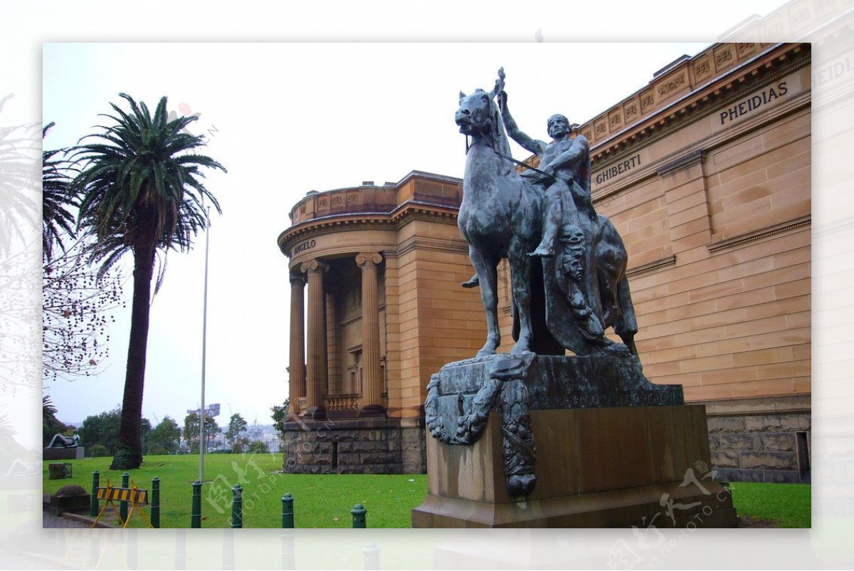 悉尼骑士雕塑图片