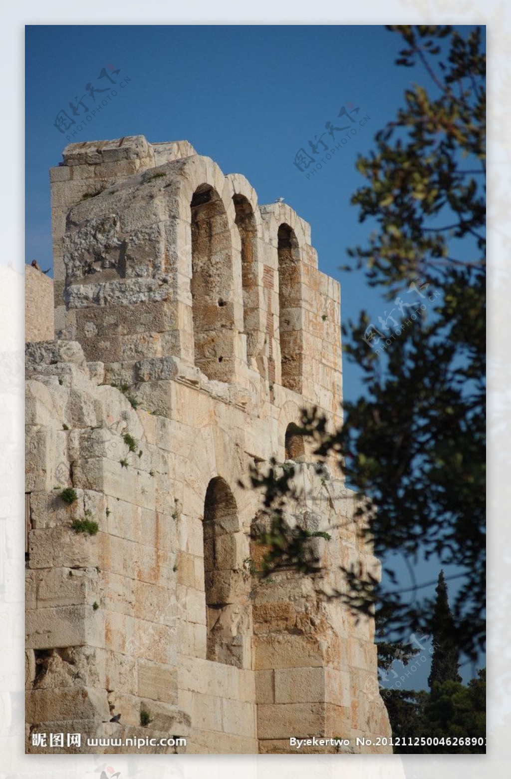 古希腊神庙遗址图片