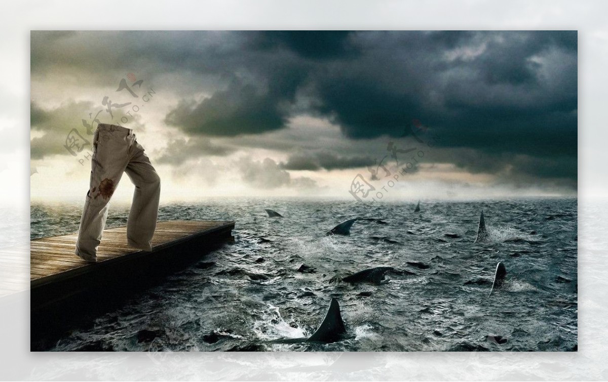 创意广告视觉大气经典海气势鱼高档精品图片