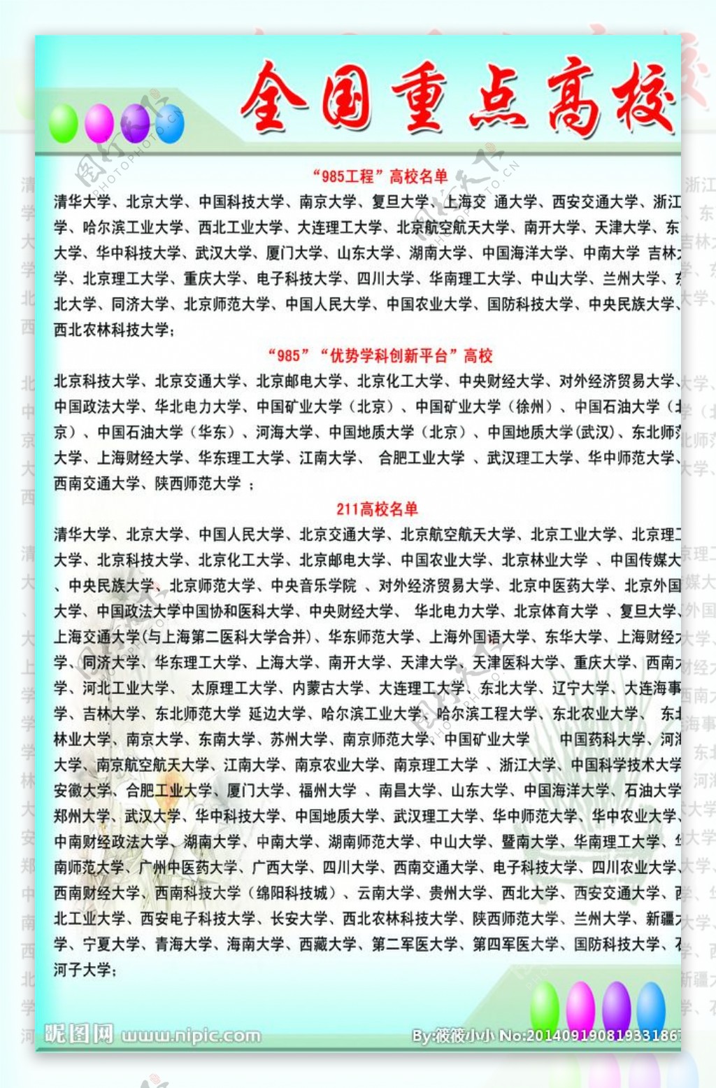 全国重点高校图片