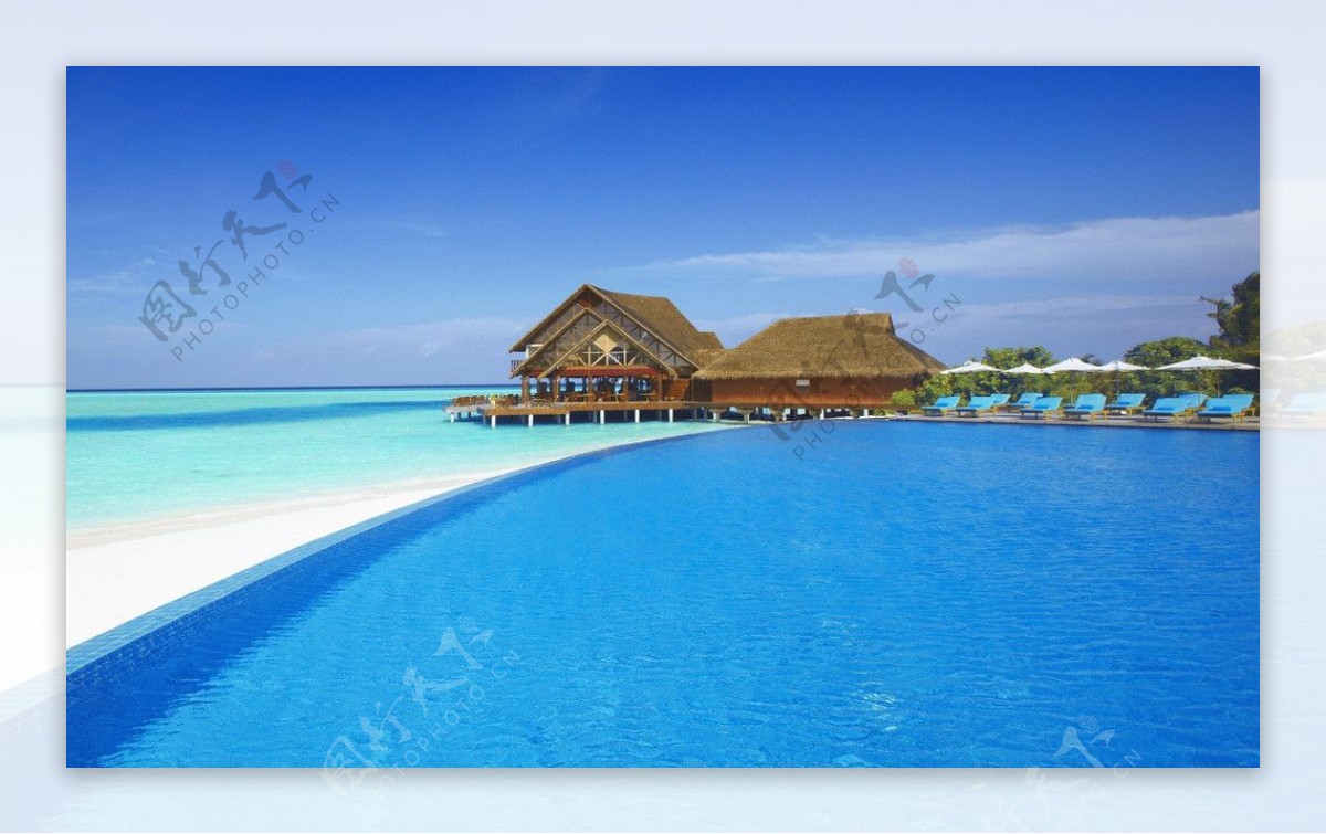 马尔代夫蜜月岛度假村图片