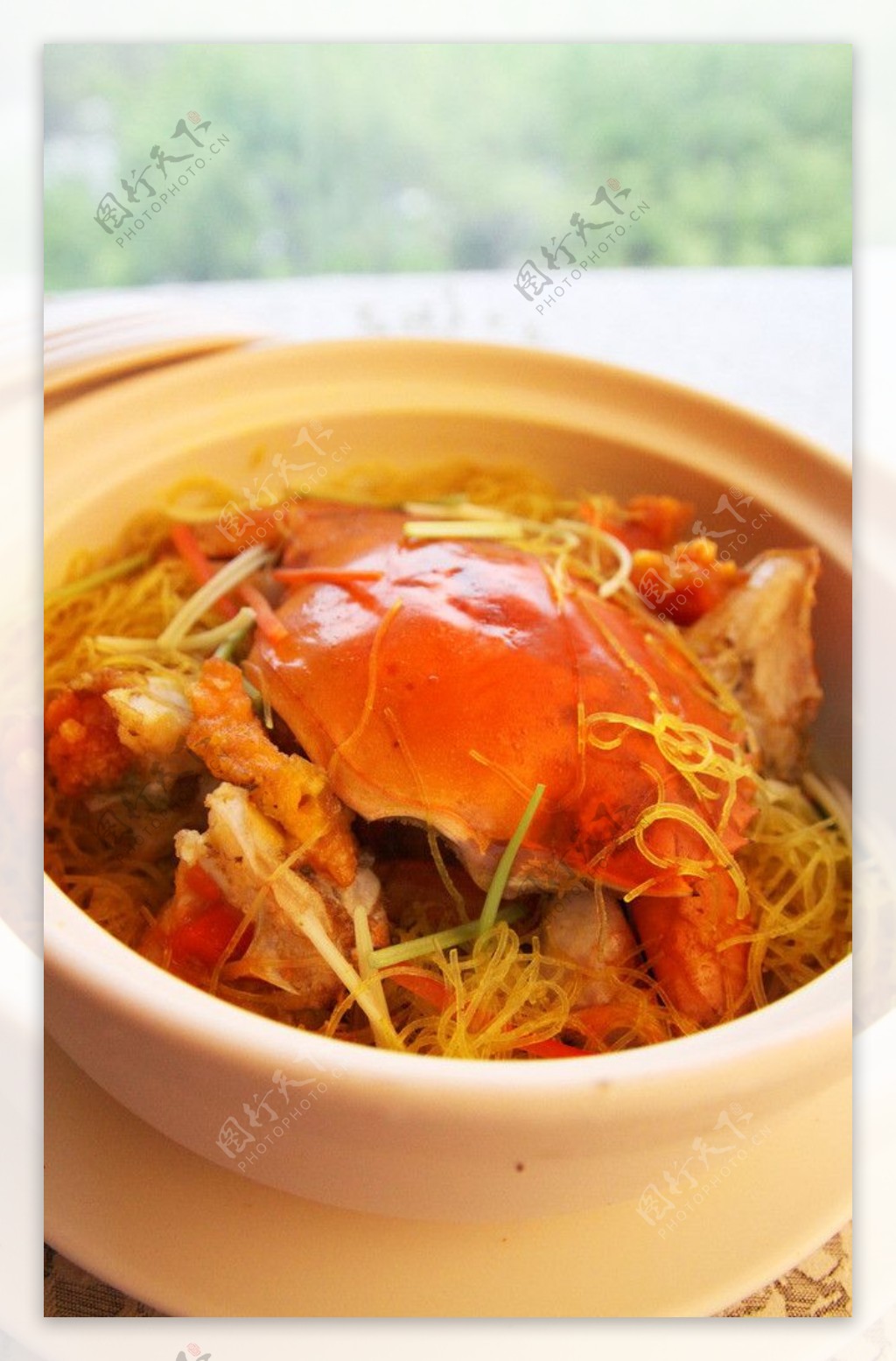 咖喱粉丝蟹煲图片