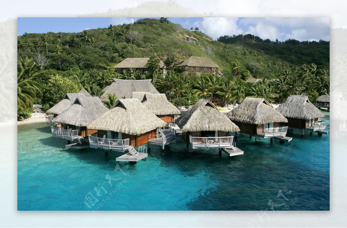 风景秀美热带度假村海景宾馆图片