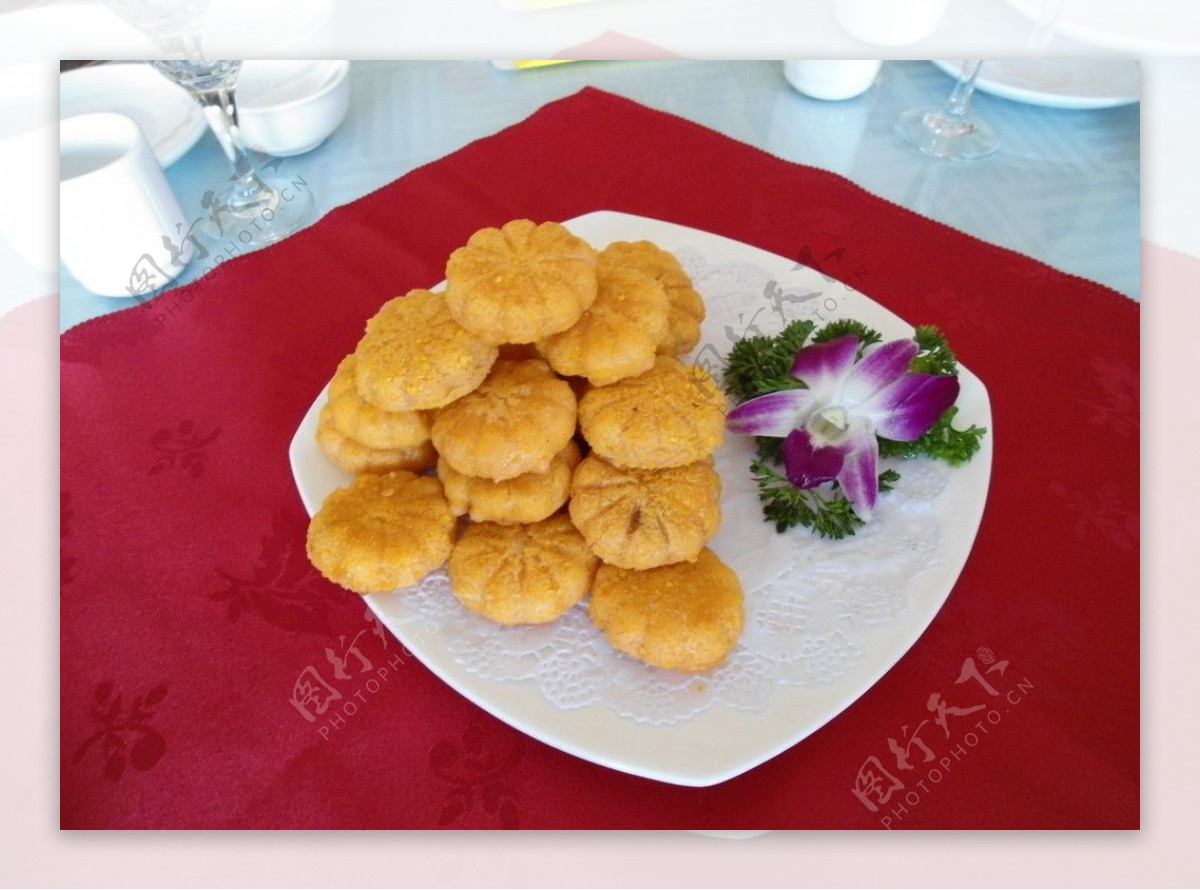 黄金南瓜饼图片