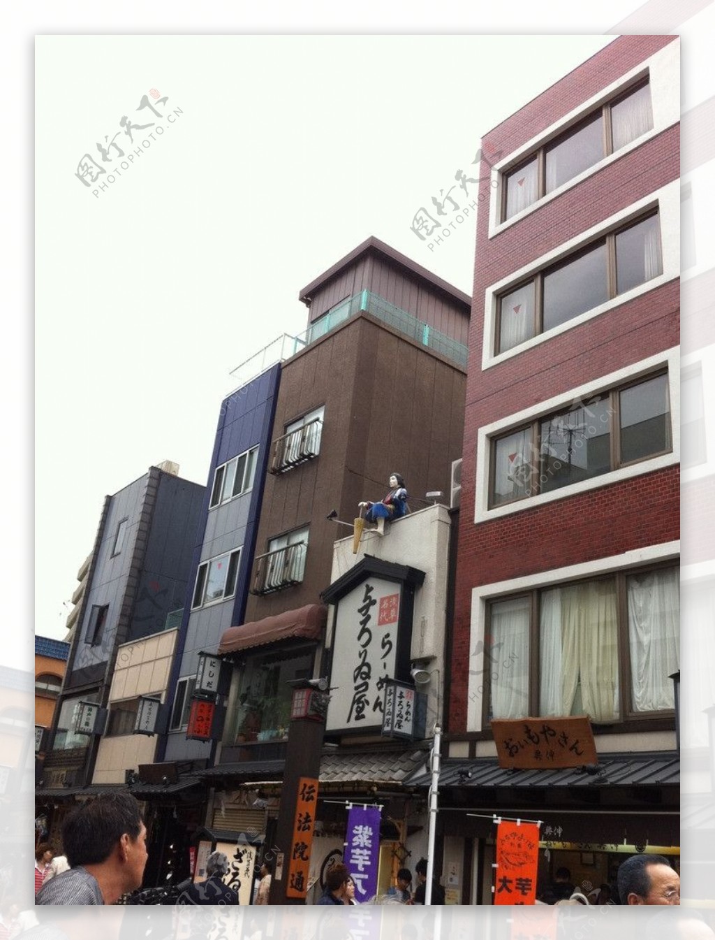 日本城市店铺图片