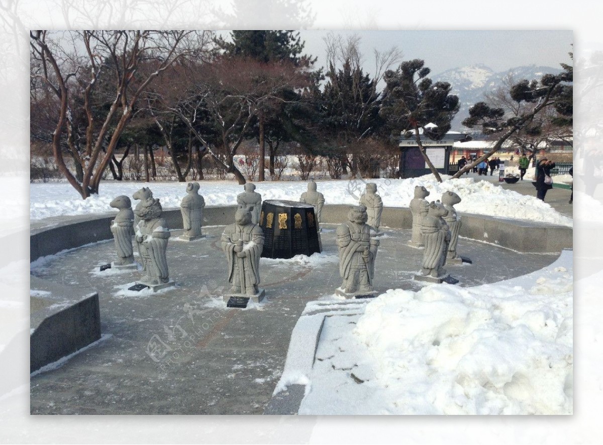 韩国故宫十二生肖图片