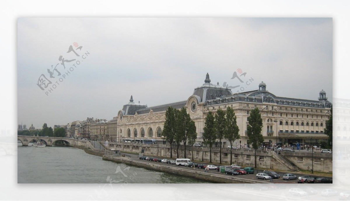 巴黎塞纳河畔奥赛博物馆图片