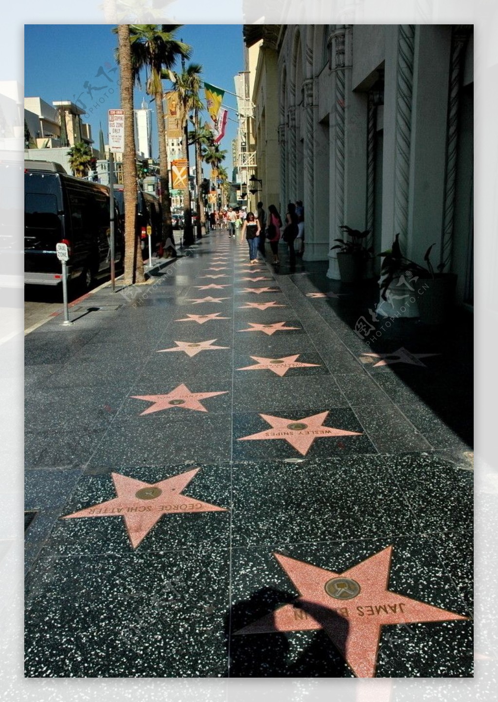洛杉矶好莱坞星光大道图片