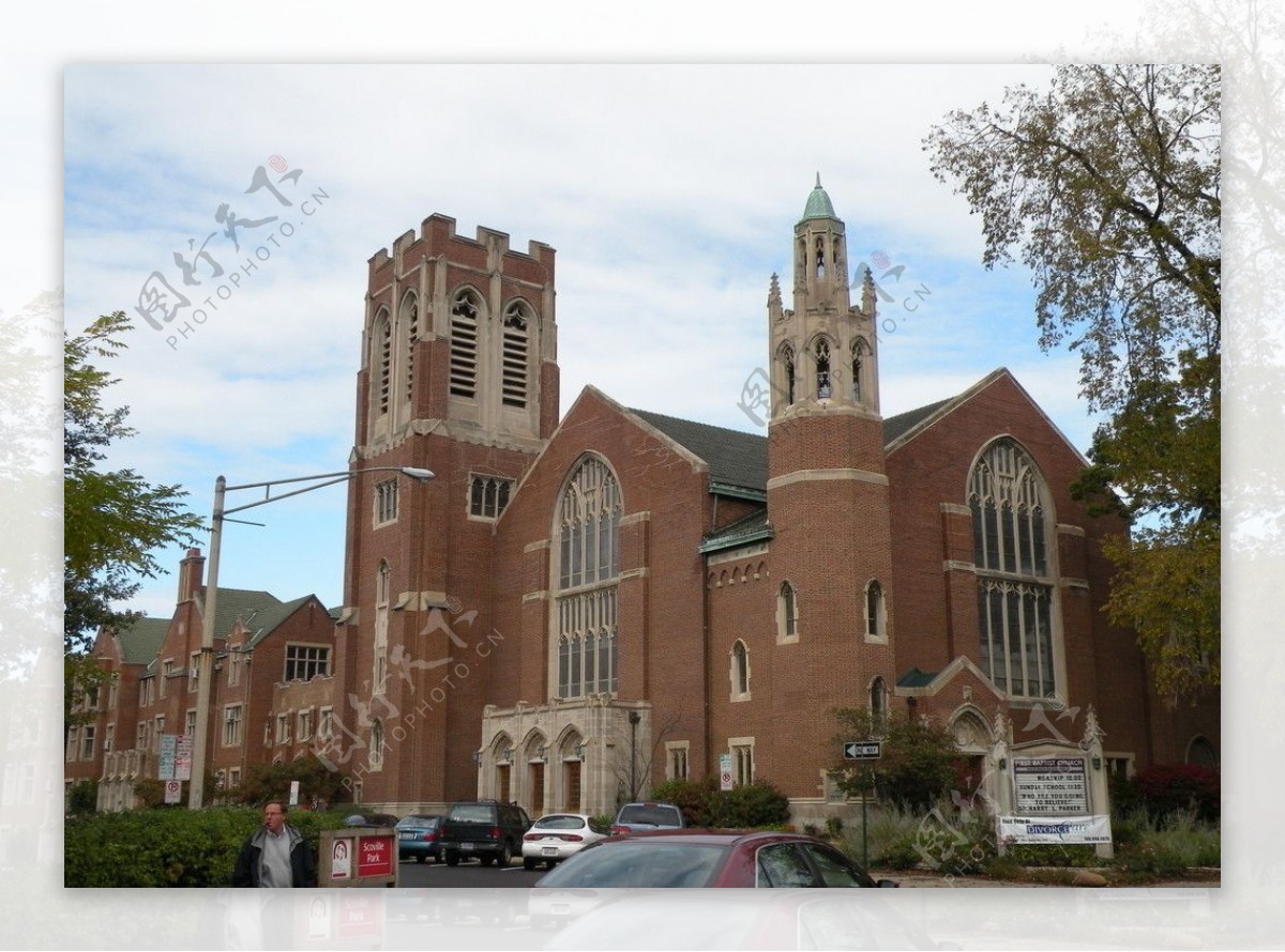 芝加哥橡树公园联合教堂图片