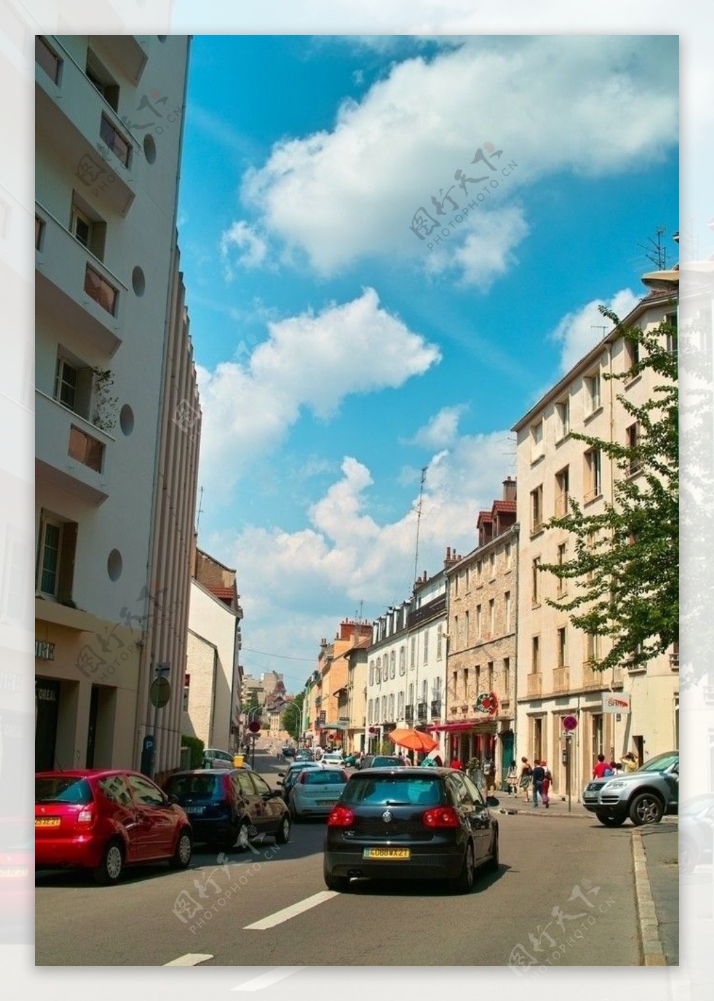 法国第戎街景图片