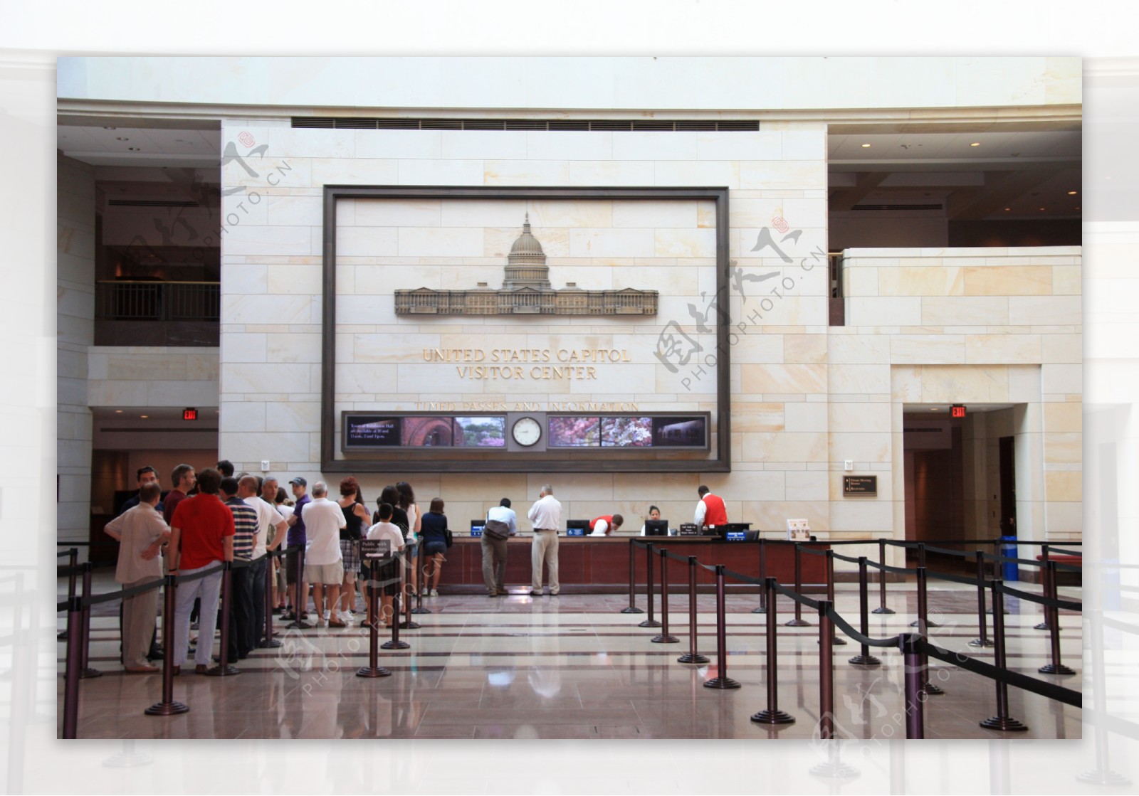 美国议会大厦游客中心图片