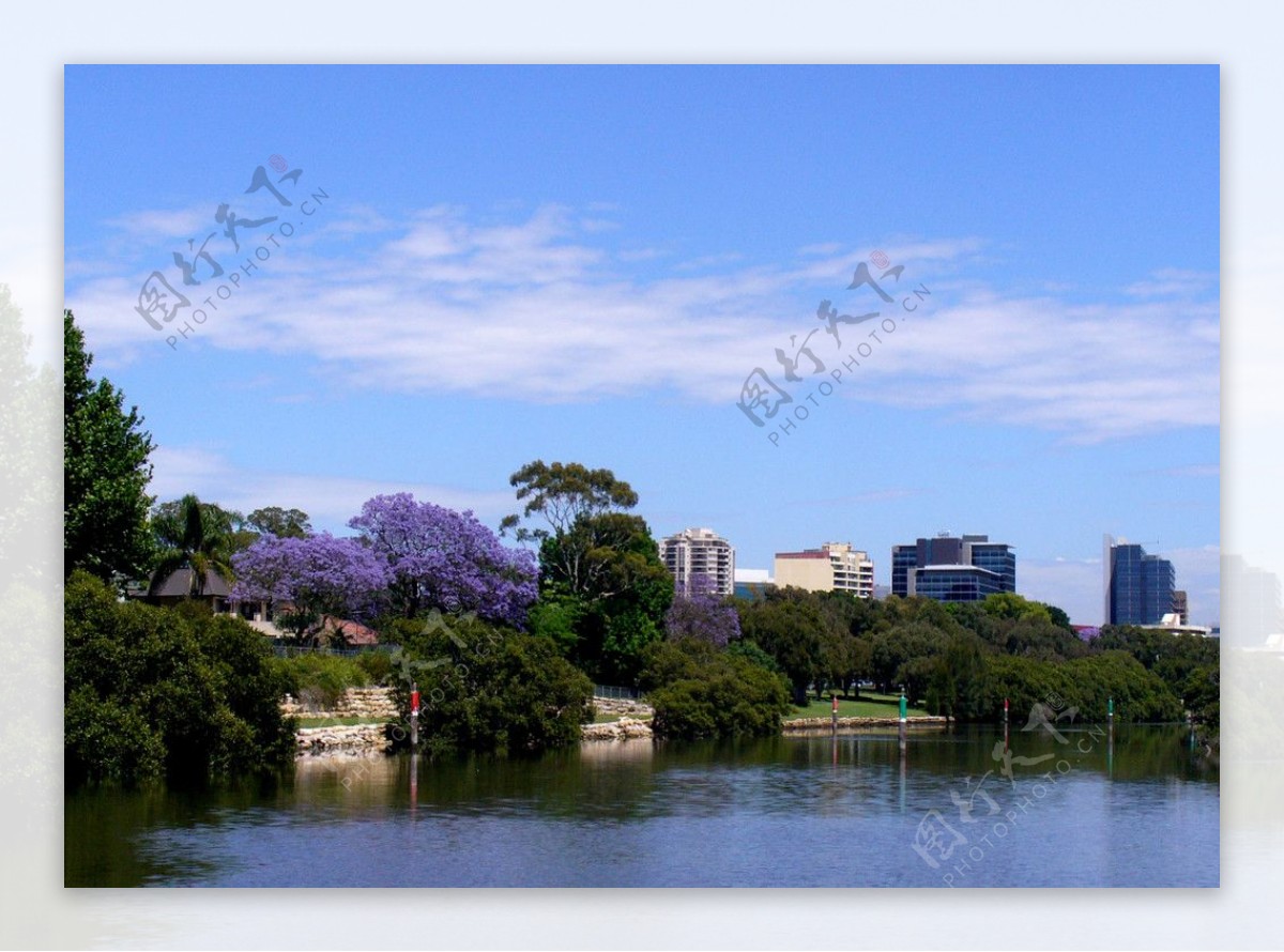 悉尼的parramatta河接近源头图片