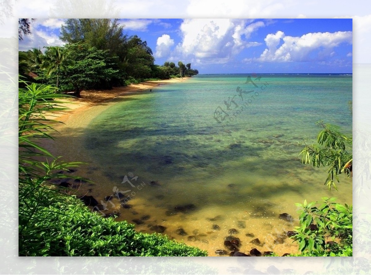 蓝色巴厘岛图片