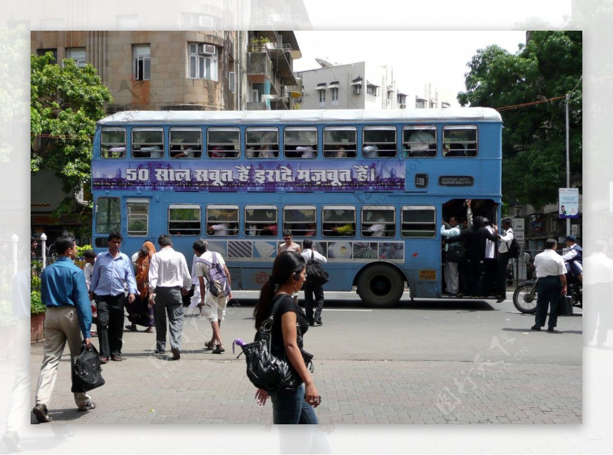印度公車图片