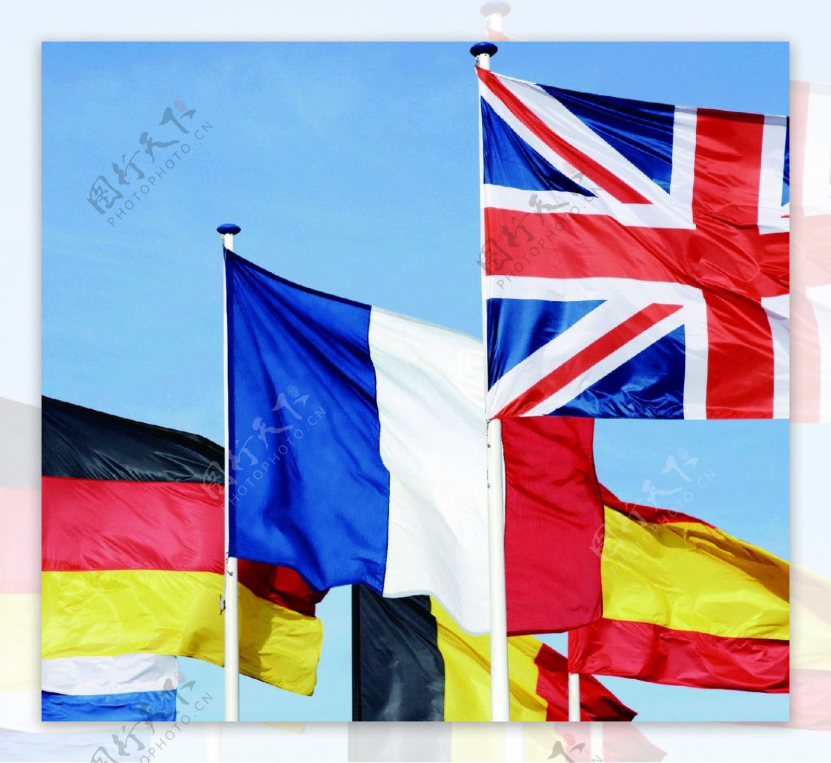 德国英国国旗图片