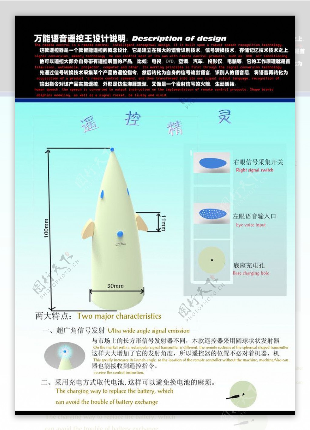 遥控器工业设计图片