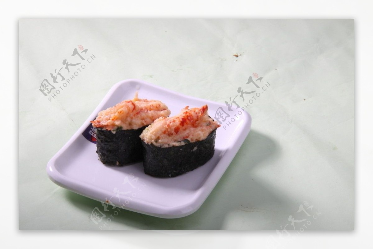 龙虾沙律寿司图片
