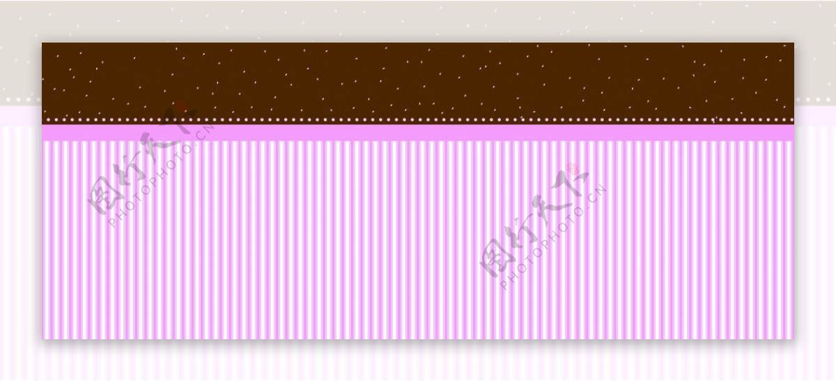 巧克力粉色条纹纸袋设计图片