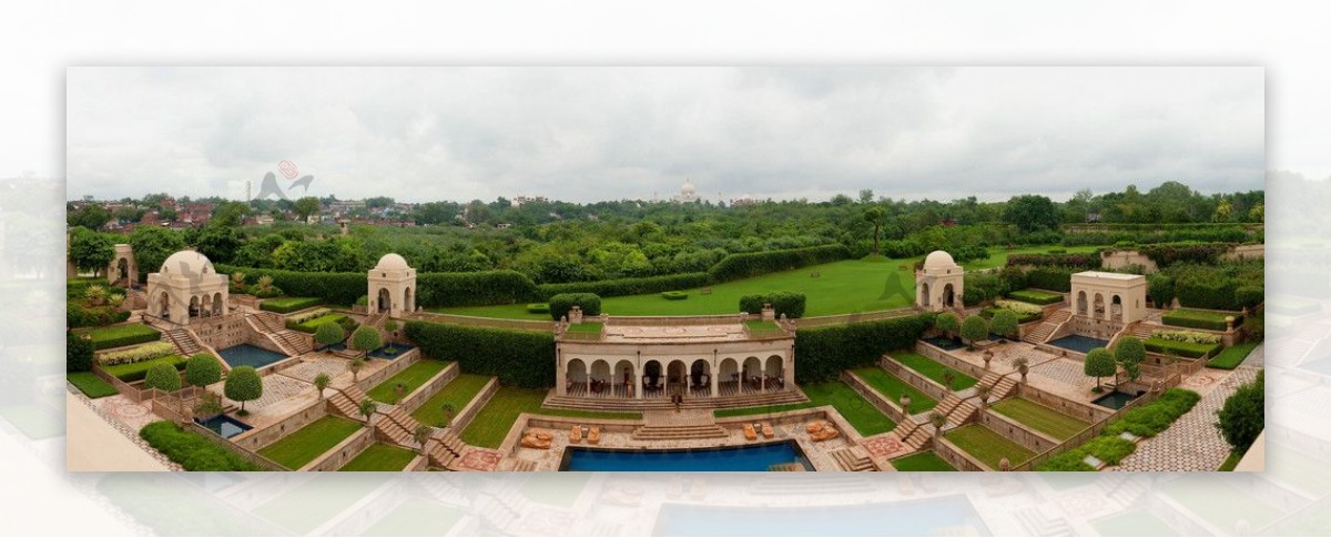 印度北方邦西南部历史名城阿格拉全景图图片