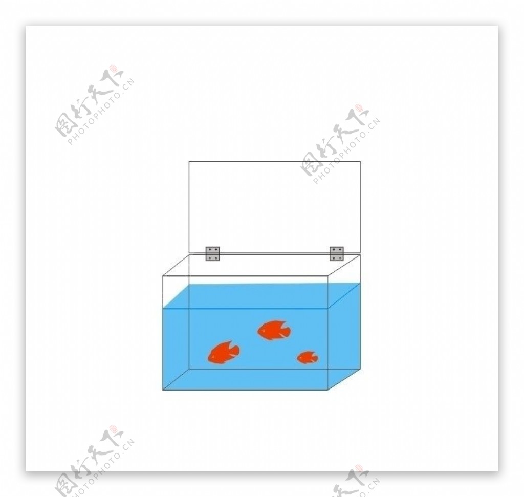 矢量鱼缸图片