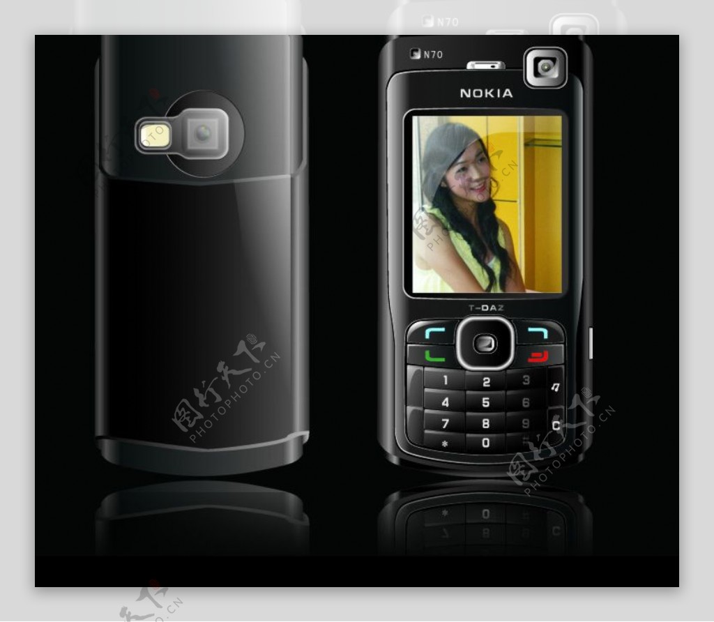 自作诺基亚N70手机图片