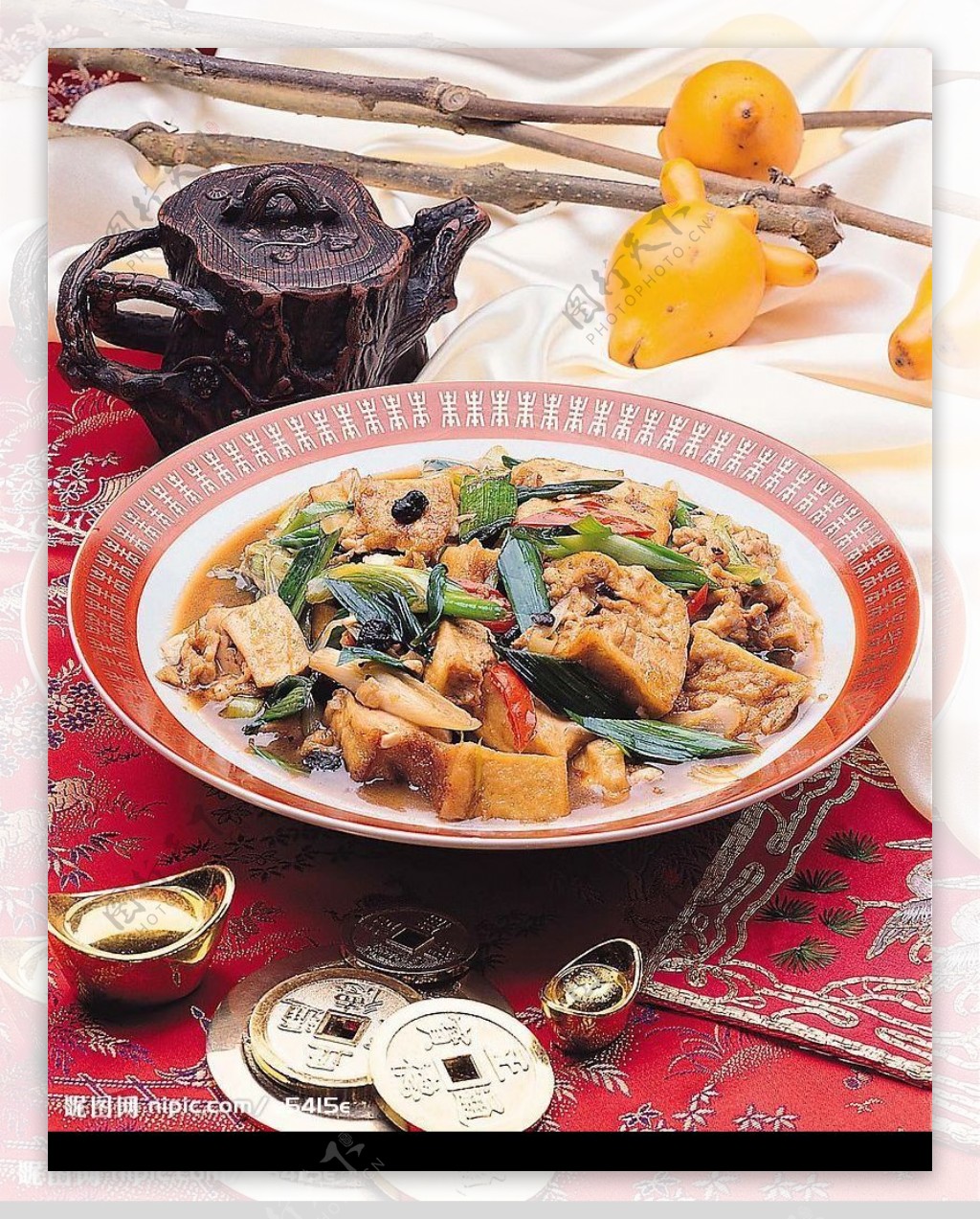 中式传统豆腐料理图片