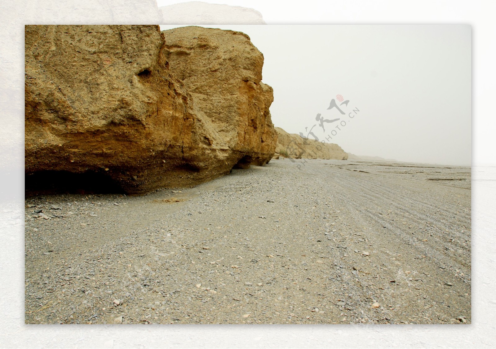 砂石路图片