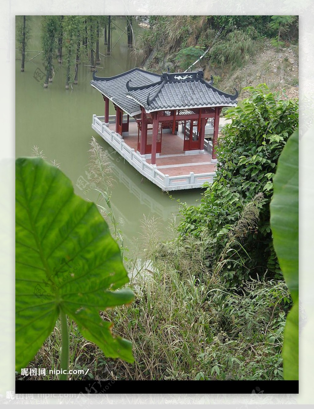 水濂山独景图片