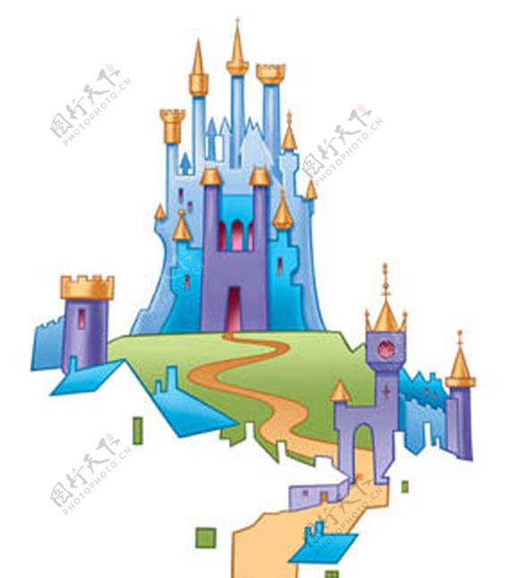 迪士尼灰姑娘公主城堡图片
