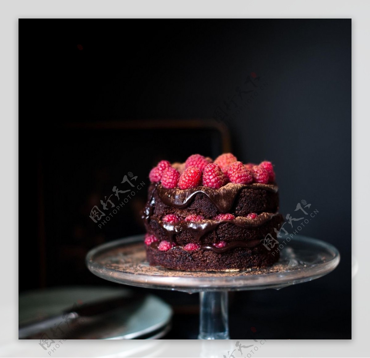 巧克力蛋糕图片素材-编号15589149-图行天下