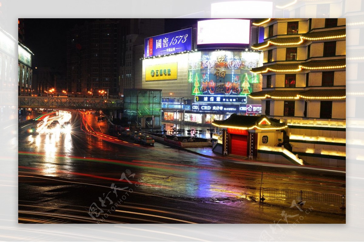 郑州二七塔夜景图片